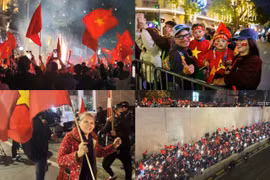 “Nhuộm đỏ” phố phường mừng Việt Nam vô địch ASEAN Cup 2024