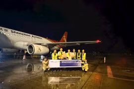 ACSV chào mừng chuyến bay của Hãng hàng không Shenzhen Airlines