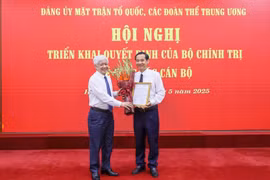 Ông Nguyễn Thái Học làm Phó Bí thư Đảng ủy Mặt trận Tổ quốc, các đoàn thể Trung ương