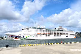 Tàu STAR VOYAGER đưa hơn một nghìn khách quốc tế đến vịnh Hạ Long ngay sau khi bão số 3 vừa tan