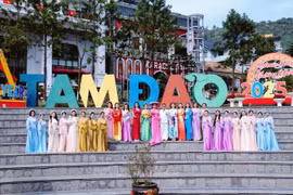 Hoa hậu Doanh nhân Việt Nam Toàn cầu 2025: Thí sinh thướt tha giữa trời mây Tam Đảo