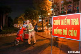 Hà Nội: 24 tài xế vi phạm nồng độ cồn trong đêm 3/7