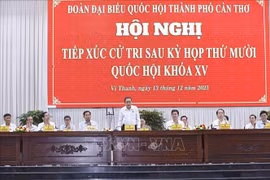 Cử tri hoan nghênh tinh thần làm việc nghiêm túc, trách nhiệm của Quốc hội xuyên suốt 40 ngày tại Kỳ họp thứ 10