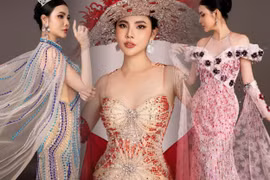 Á hậu Kim Khoẻ: “Nàng thơ” trong BST dạ hội của nhà thiết kế Tommy Nguyễn