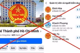 Thuế TP HCM bị giả mạo trên mạng xã hội