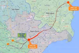 Dự kiến bàn giao toàn bộ mặt bằng Dự án tuyến đường cao tốc Ninh Bình - Hải Phòng trong tháng 12