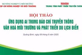 Tạp chí Nông nghiệp và Môi trường tổ chức hội thảo 'Ứng dụng AI trong Báo chí truyền thông văn hóa môi trường và phát triển du lịch biển'