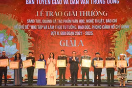 Vinh danh các tác phẩm đoạt giải 'Học tập và làm theo tư tưởng, đạo đức, phong cách Hồ Chí Minh'