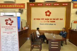 Bỏ quy định về Bộ phận tiếp nhận và trả kết quả thủ tục hành chính cấp huyện