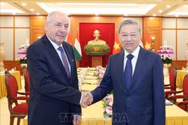 Tổng Bí thư Tô Lâm tiếp Tổng thống Hungary