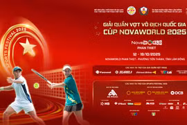 Giải Quần vợt Vô địch Quốc gia - Cúp NovaWorld 2025 mở màn Sports Festival giai đoạn 2