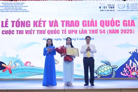 Trao giải cuộc thi Viết thư quốc tế UPU 54 - năm 2025