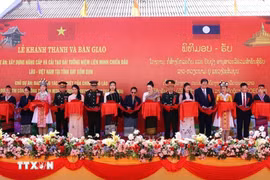 Khánh thành Đài tưởng niệm Liên minh chiến đấu Lào – Việt Nam