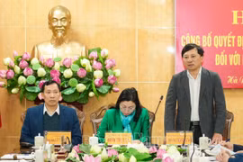 Công bố quyết định kiểm tra của Bộ Chính trị đối với Ban Thường vụ Tỉnh ủy Hà Nam