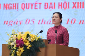 Hướng mạnh về cơ sở, khơi dậy tinh thần thi đua trong từng cộng đồng dân cư, dòng họ, gia đình