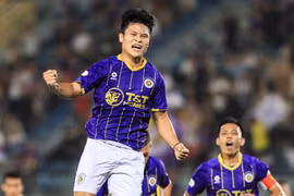 Tuấn Hải tỏa sáng giúp Hà Nội FC thu hẹp khoảng cách với Nam Định tại vòng 20 V.League