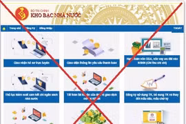 Cảnh báo trang web giả mạo cổng thông tin điện tử của Kho bạc Nhà nước