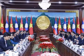 Tổng Bí thư Tô Lâm hội đàm với Tổng Bí thư, Chủ tịch nước Lào