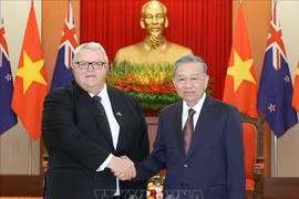 Tổng Bí thư Tô Lâm tiếp Chủ tịch Quốc hội New Zealand Gerry Brownlee