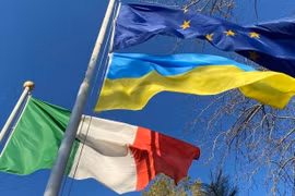 Italy đóng góp 13 triệu euro khôi phục cơ sở hạ tầng năng lượng của Ukraine