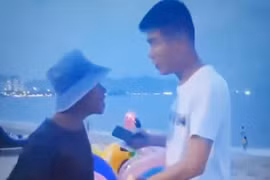 Đã xác định được người chặn đường, đòi 'thu phí' khách du lịch tại biển Nha Trang