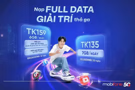 Nạp "full" data - Giải trí thả ga với với loạt gói cước trả trước MobiFone