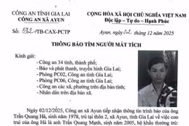 Gia Lai: Truy tìm nam sinh mất liên lạc với gia đình gần 2 tháng