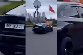 Một phụ nữ ở Cà Mau lái xe nẹt pô, lạng lách trên đường TP Nha Trang