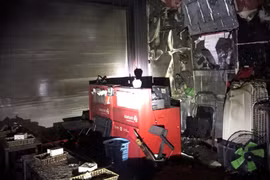 Hải Phòng: Cháy lớn lúc nửa đêm, 5 người may mắn thoát nạn
