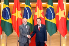 Chủ tịch Quốc hội Trần Thanh Mẫn hội kiến Tổng thống Brazil Luiz Inácio Lula da Silva