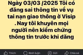 Nghệ An: Đăng tin giả mạo đại biểu Quốc hội bị xử phạt 7,5 triệu đồng