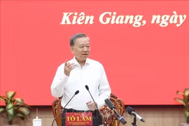 Tổng Bí thư Tô Lâm: Tỉnh An Giang mới hướng đến mục tiêu trở thành Trung tâm kinh tế biển quốc gia