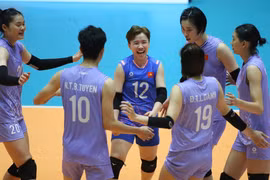 Đội tuyển bóng chuyền nữ Việt Nam thắng ấn tượng trận thứ 2 tại AVC Nations Cup
