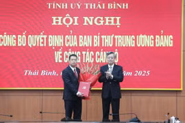 Ủy viên Ủy ban Kiểm tra Trung ương Nguyễn Mạnh Hùng làm Phó Bí thư Tỉnh ủy Thái Bình