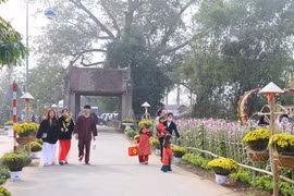 Tết làng Việt 2025 ở làng cổ Đường Lâm