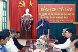Tổng Bí thư Tô Lâm kiểm tra vận hành hoạt động hệ thống chính trị xã Si Pa Phìn (tỉnh Điện Biên)