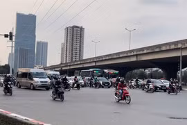 Hà Nội: Giao thông thông thoáng trước dịp nghỉ lễ Giỗ Tổ Hùng Vương