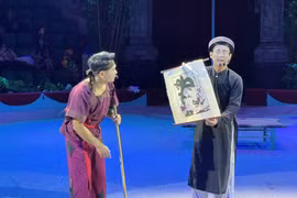 'Xiếc Họa Đông Hồ' đưa tranh dân gian hòa cùng sân khấu đương đại