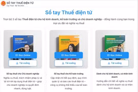 Cục Thuế ra mắt bộ 3 cuốn Sổ tay thuế điện tử tích hợp AI, hỗ trợ người nộp thuế