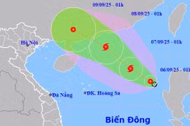 Áp thấp nhiệt đới trên Biển Đông sắp mạnh lên thành bão