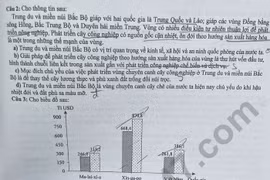 Đề thi tốt nghiệp THPT 2025 môn Địa lý, mã đề 0933