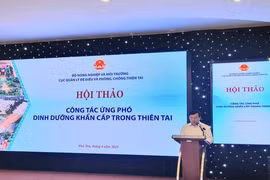 Tăng cường ứng phó dinh dưỡng trong thiên tai