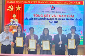 Hội Nhà báo tỉnh quảng Ninh trao giải cuộc thi tác phẩm báo chí năm 2024
