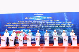 Ninh Bình khánh thành, khởi công 4 dự án, công trình trọng điểm chào mừng Quốc khánh 2/9