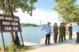 Ninh Bình siết chặt phòng, chống đuối nước tại hồ Núi Lớ và hồ Lam Hạ