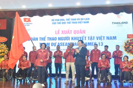 Đoàn Thể thao người khuyết tật Việt Nam xuất quân tham dự ASEAN Para Games 13