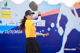 Những 'bóng hồng' tỏa sáng trên sân đấu Pickleball 'Ước Mơ Xanh'