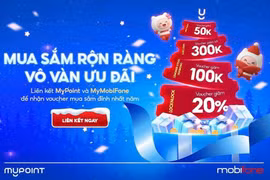 MyPoint đổ bộ voucher cuối năm: Mua sắm rộn ràng – Vô vàn ưu đãi