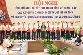 Công bố danh sách lãnh đạo các sở, ngành của tỉnh Lào Cai sau sáp nhập