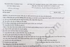 Đáp án đề thi tốt nghiệp THPT 2025 môn Tiếng anh, mã đề 1135 (tham khảo)